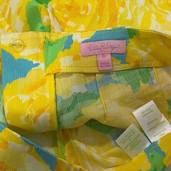 Lilly Pulitzer Deenie‎ in Yellow Sunglow Casual Shorts Size 00 - Picture 4 of 7